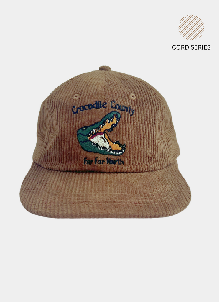 Tan Brown corduroy hat by Bird & Hill.